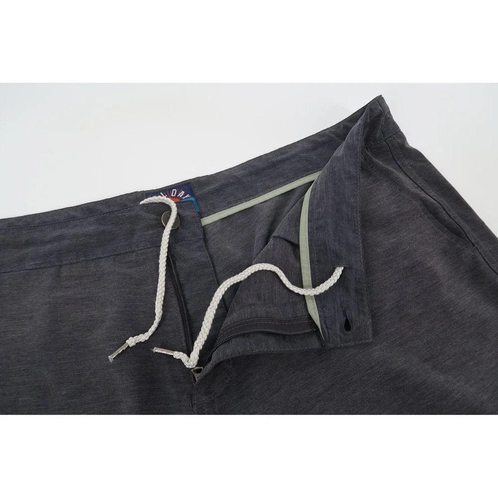Faherty All Day Shorts Mens 38 Charcoal Gray Hybrid Stretch Quick Dry 8 Inseam